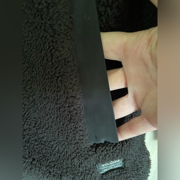 VOLCOM FIELD POLAR FLEECE JACKET Jet Black Sz Small  A4831802 - Picture 4 of 11